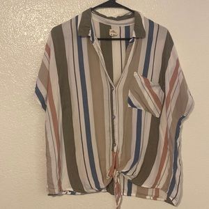 Billabong striped blouse